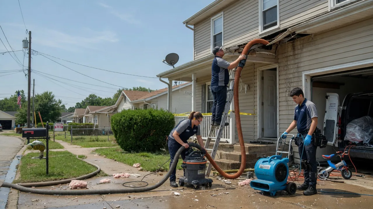 Water Damage Restoration in Crescent City, IL near me